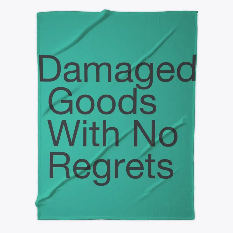 Damaged Goods Fleece Blanket