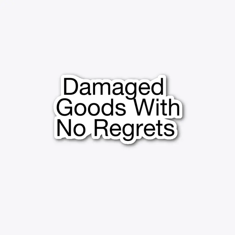 Damaged Goods Sticker